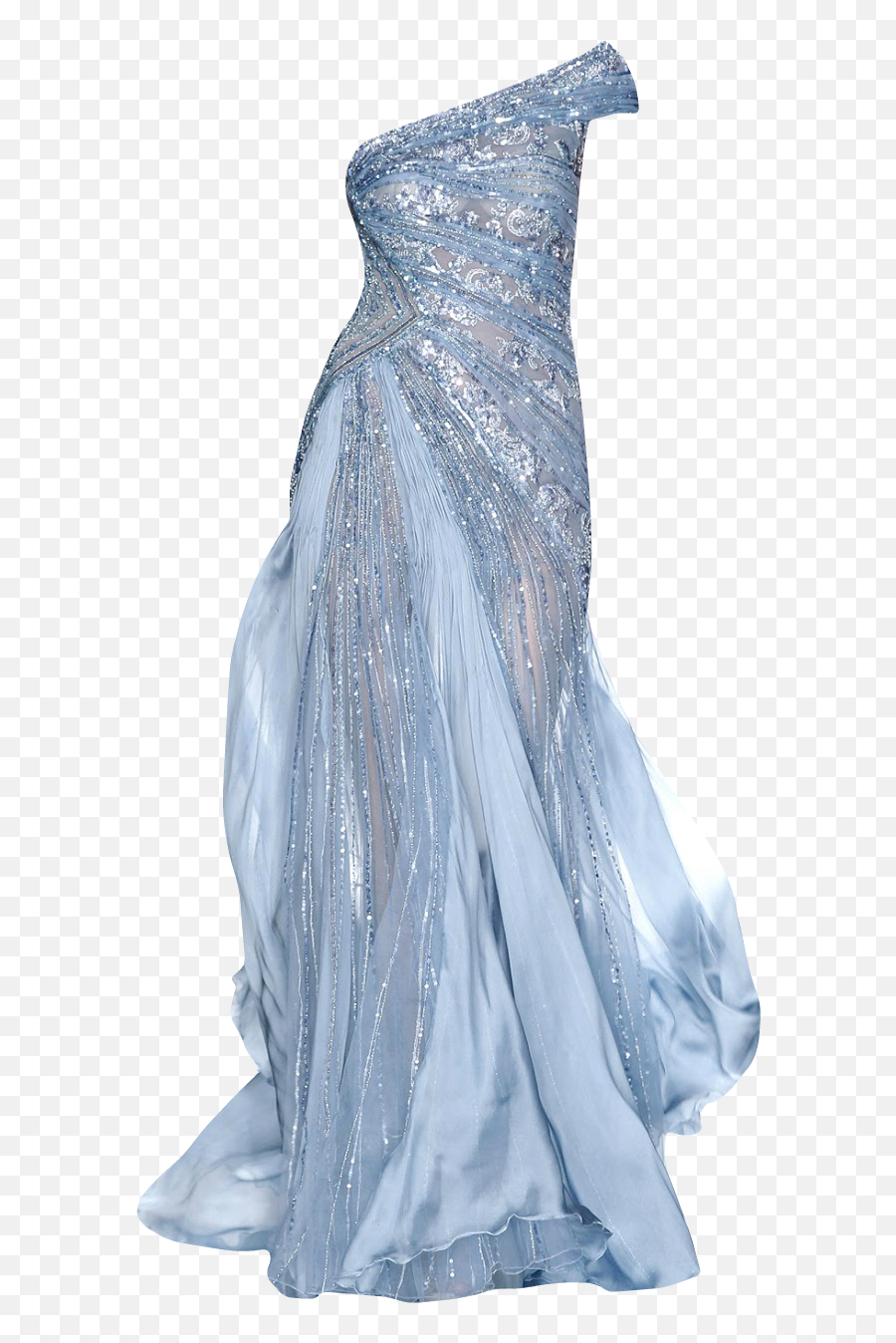 Elsa Inspired Dressball Gown Clipart - Large Size Png Image Transparent Elsa Dress Clipart Emoji,Prom Clipart