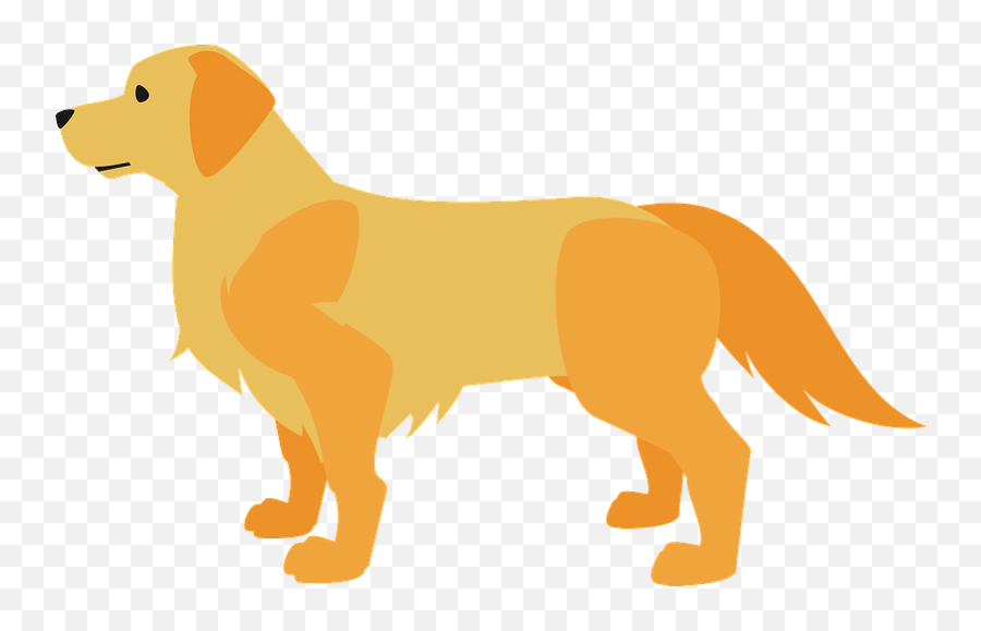 Golden Retriever Dog Animal Clipart - Golden Retriver Puppies Transparent Background Clipart Emoji,Golden Retriever Clipart