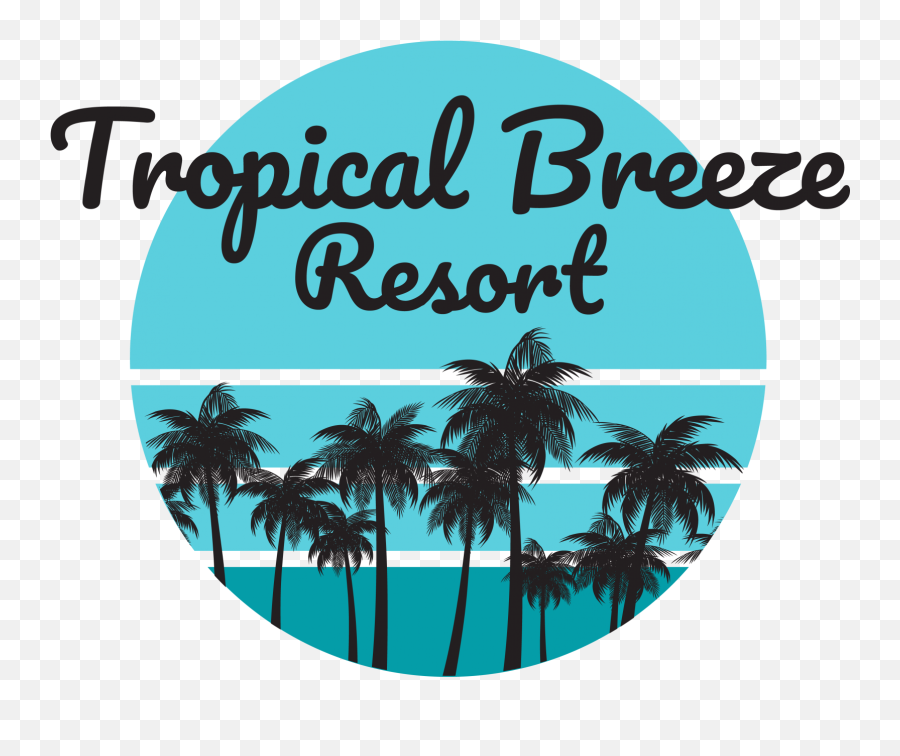 Tropical Breeze Resort - Tropical Breeze Emoji,Tropical Logo