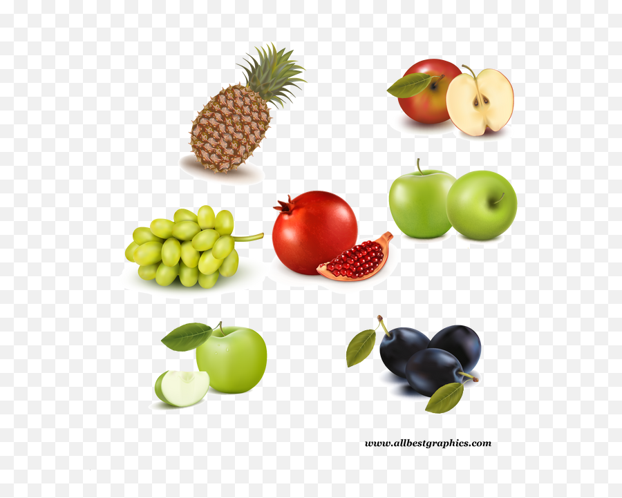 Gorgeous Delicious Fruits Collection With Transparent Background - Healthy Fruits Png Emoji,Food Transparent Background