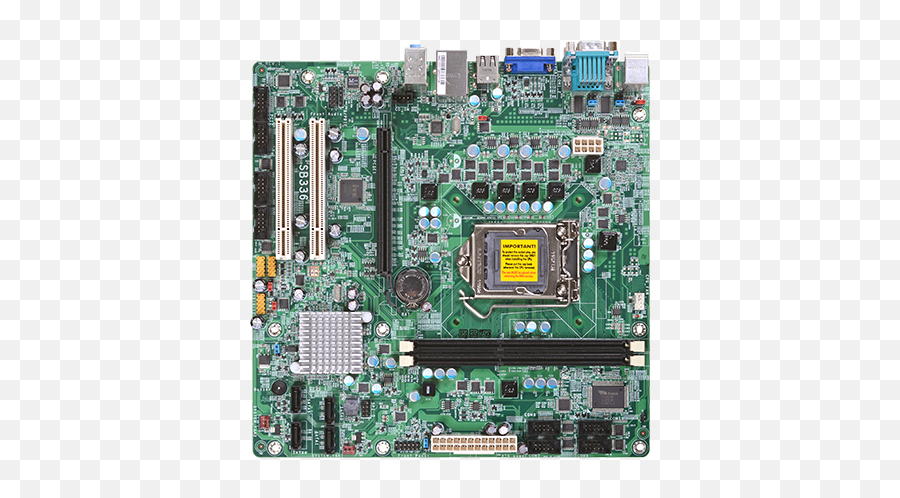 Sb336 - Ni Low Cost Micro Atx Intel H61 I3i5i7 Motherboard I3 2nd Generation Motherboard Emoji,Motherboard Png