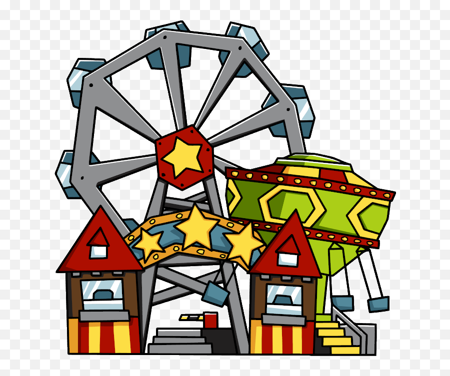 Amusement Park Scribblenauts Wiki Fandom - Transparent Amusement Park Clip Art Emoji,Park Png