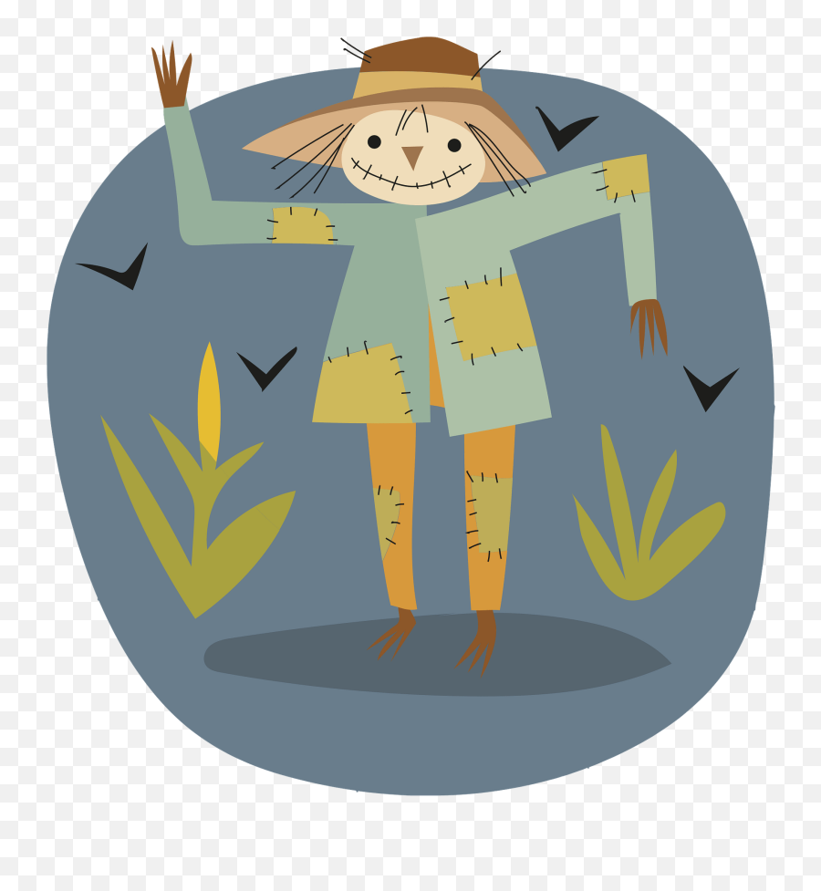 Scarecrow Clipart Free Download Transparent Png Creazilla Emoji,Scarecrow Hat Clipart