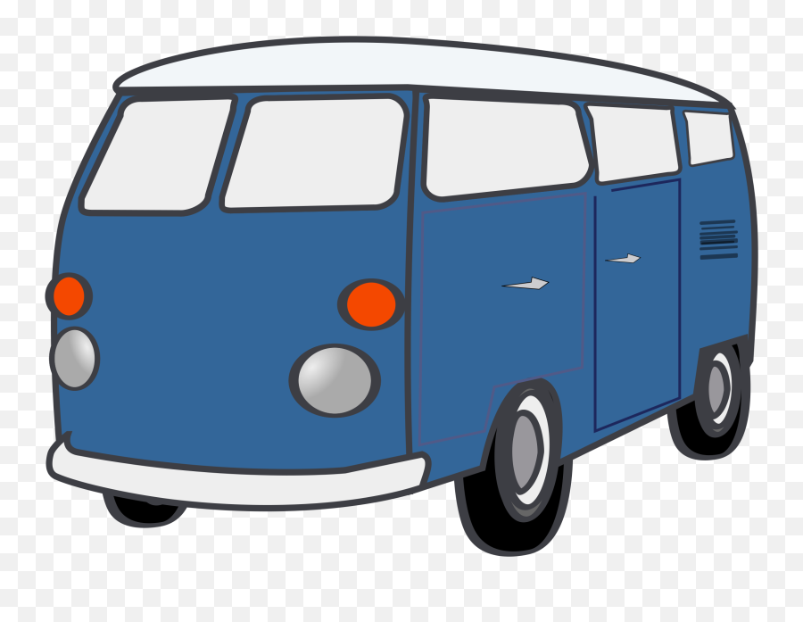 Minivan Clipart Van Camper Minivan Van Camper Transparent - Van Free Clipart Emoji,Camper Clipart