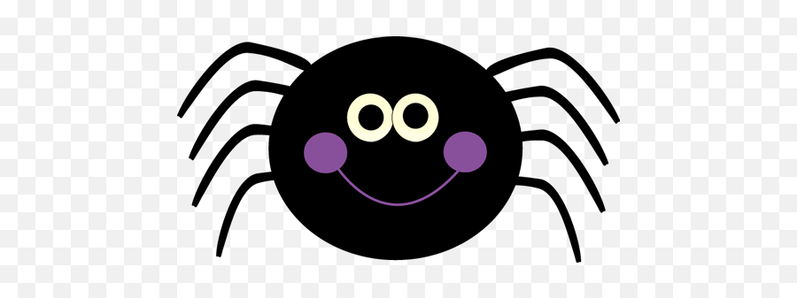 Cute Halloween Spider Clipart - Clip Art Library Spider Clipart Cute Emoji,Cute Halloween Clipart