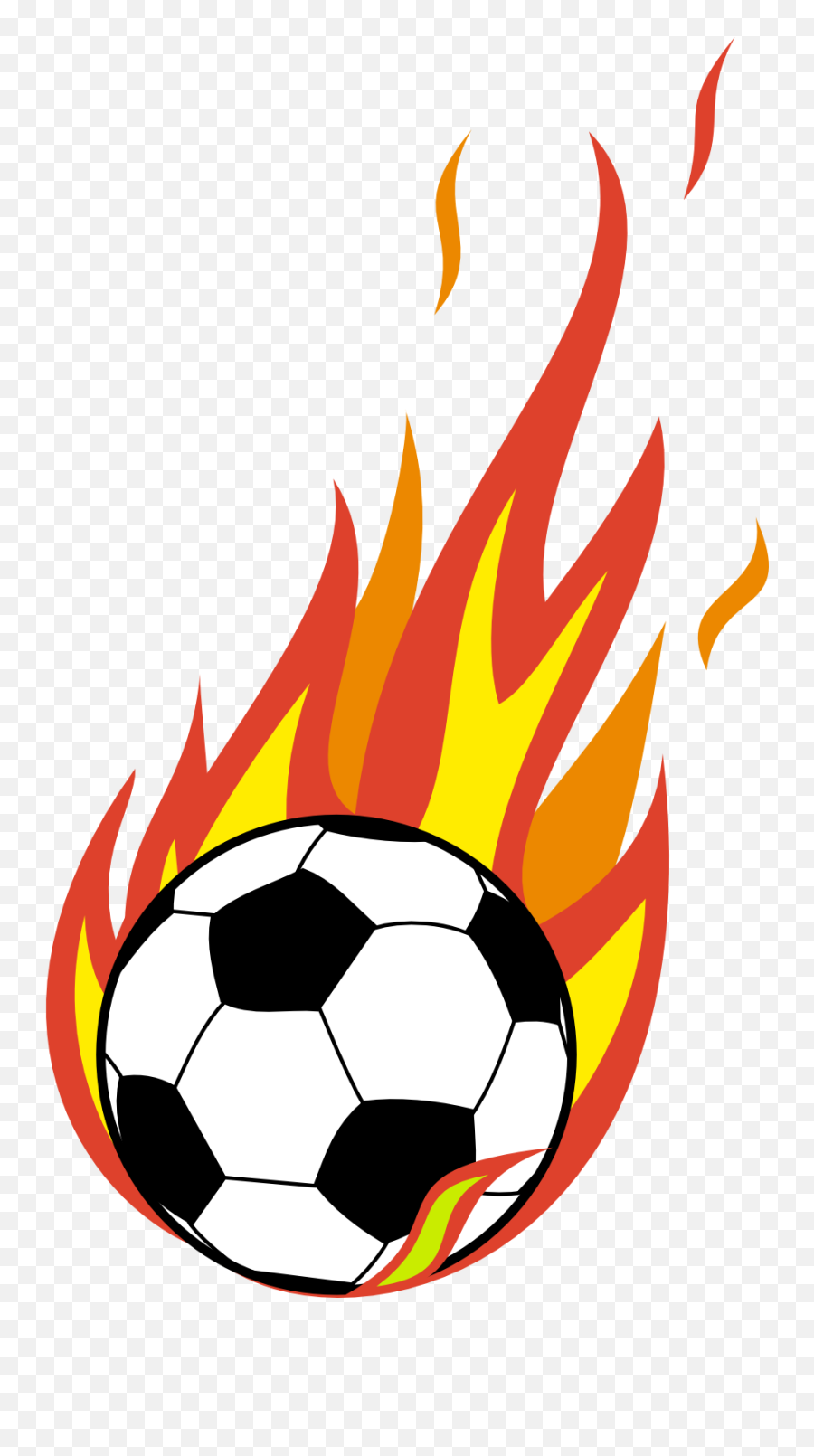 Ball - Flaming Soccer Ball Clip Art Emoji,Fire Clipart