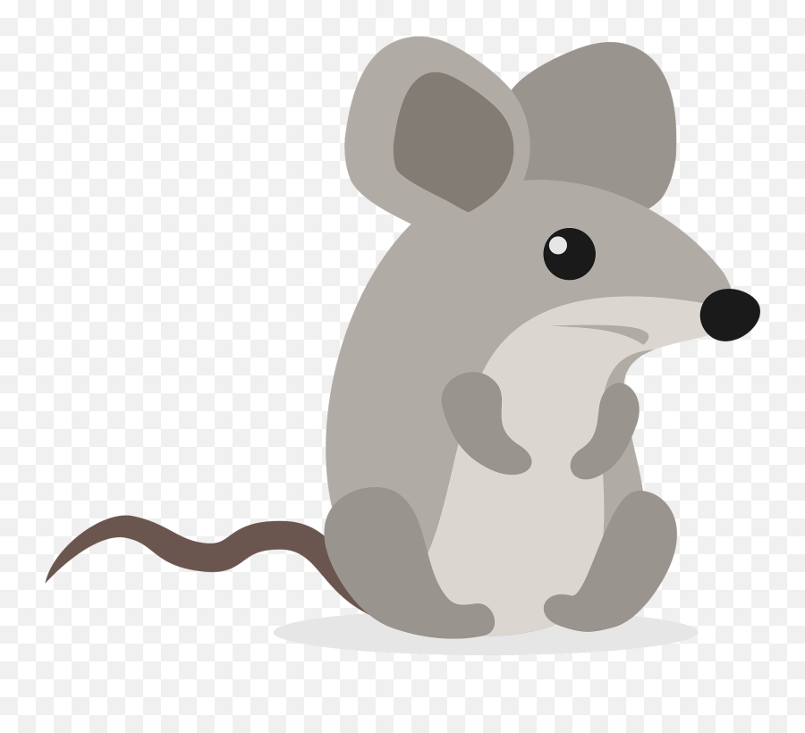Gray Mouse Clipart Free Download Transparent Png Creazilla Emoji,Mouse Animal Png