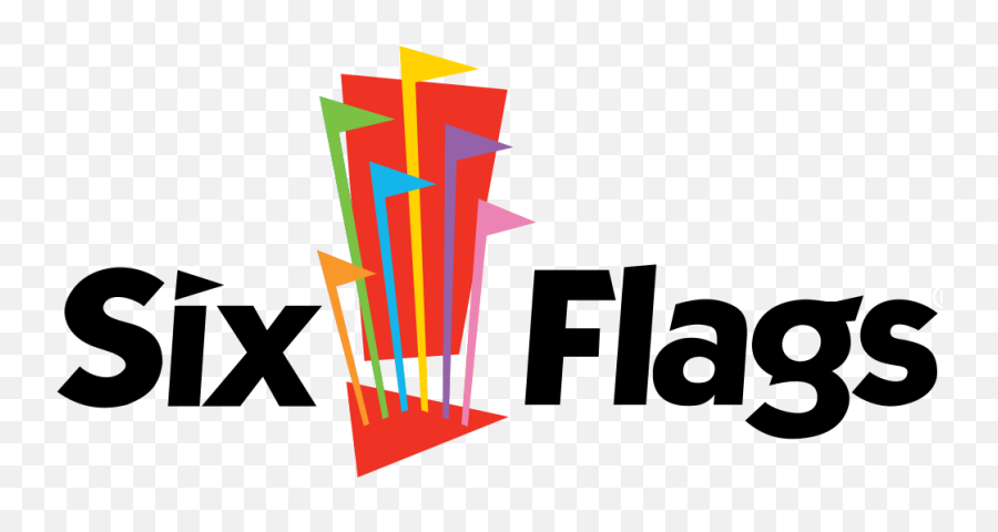 Six Flags Logo Entertainment - Vertical Emoji,Klasky Csupo Logo