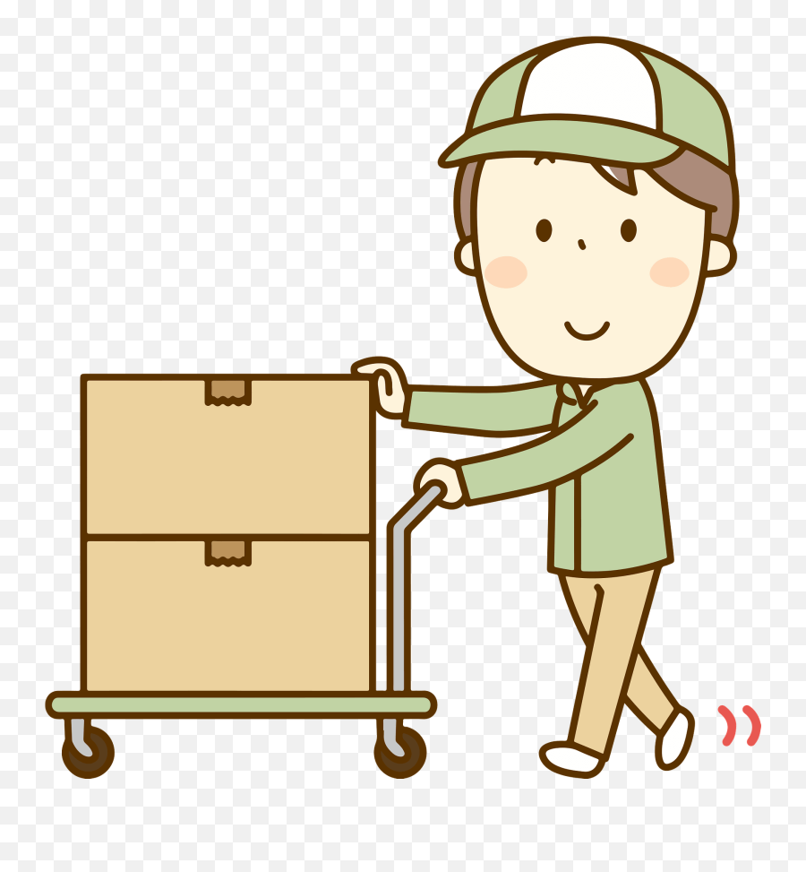 Austin Delivery Man Clipart Free Download Transparent Png Emoji,Delivery Clipart