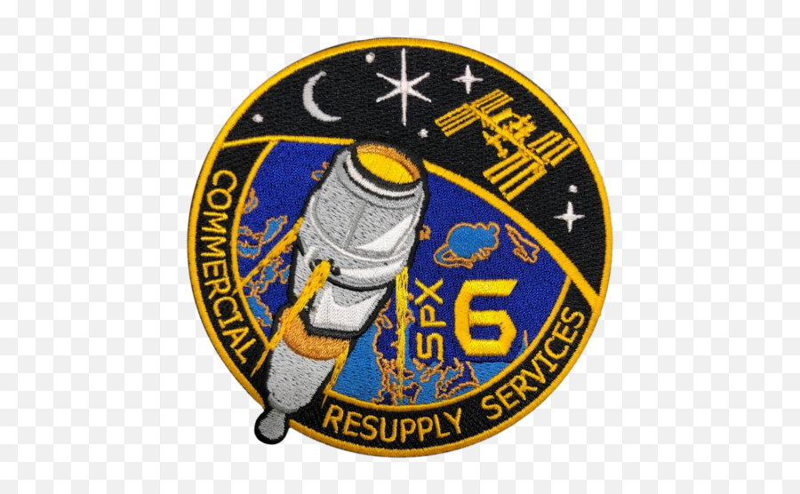 Nasa Commercial Iss Resupply Spacex Spx - 5 Original Ab Emblem Bell Tower Emoji,Space X Logo