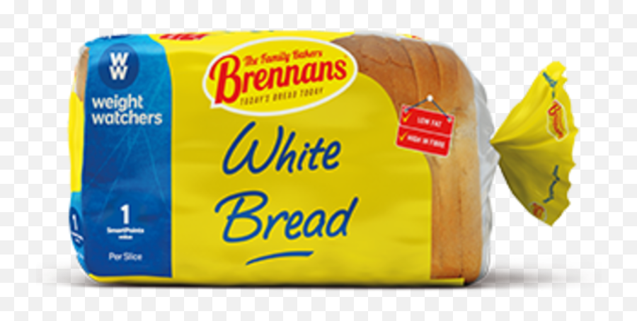 White Bread - Weight Watchers Brennans Bread Hd Png Brennan Bread Png Emoji,Bread Png