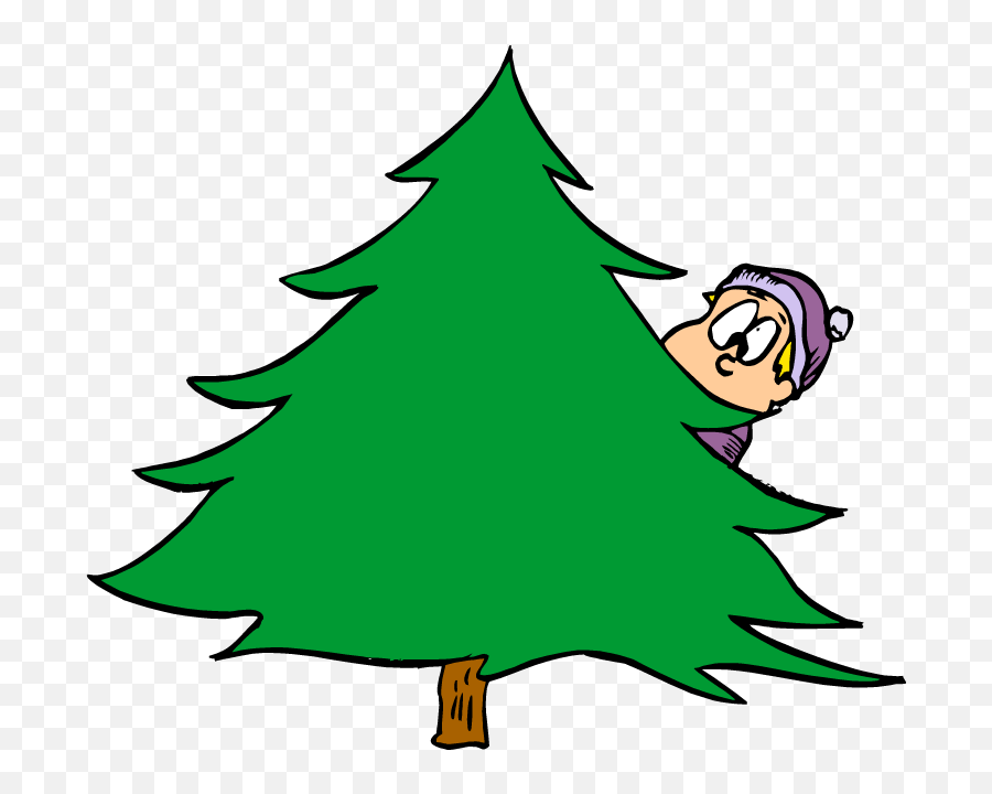 December Clipart Christmas Tree December Christmas Tree - New Year Tree Emoji,Christmas Tree Clipart Black And White