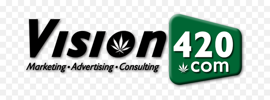 Vision420 - A Marketing Agency Emoji,420 Logo
