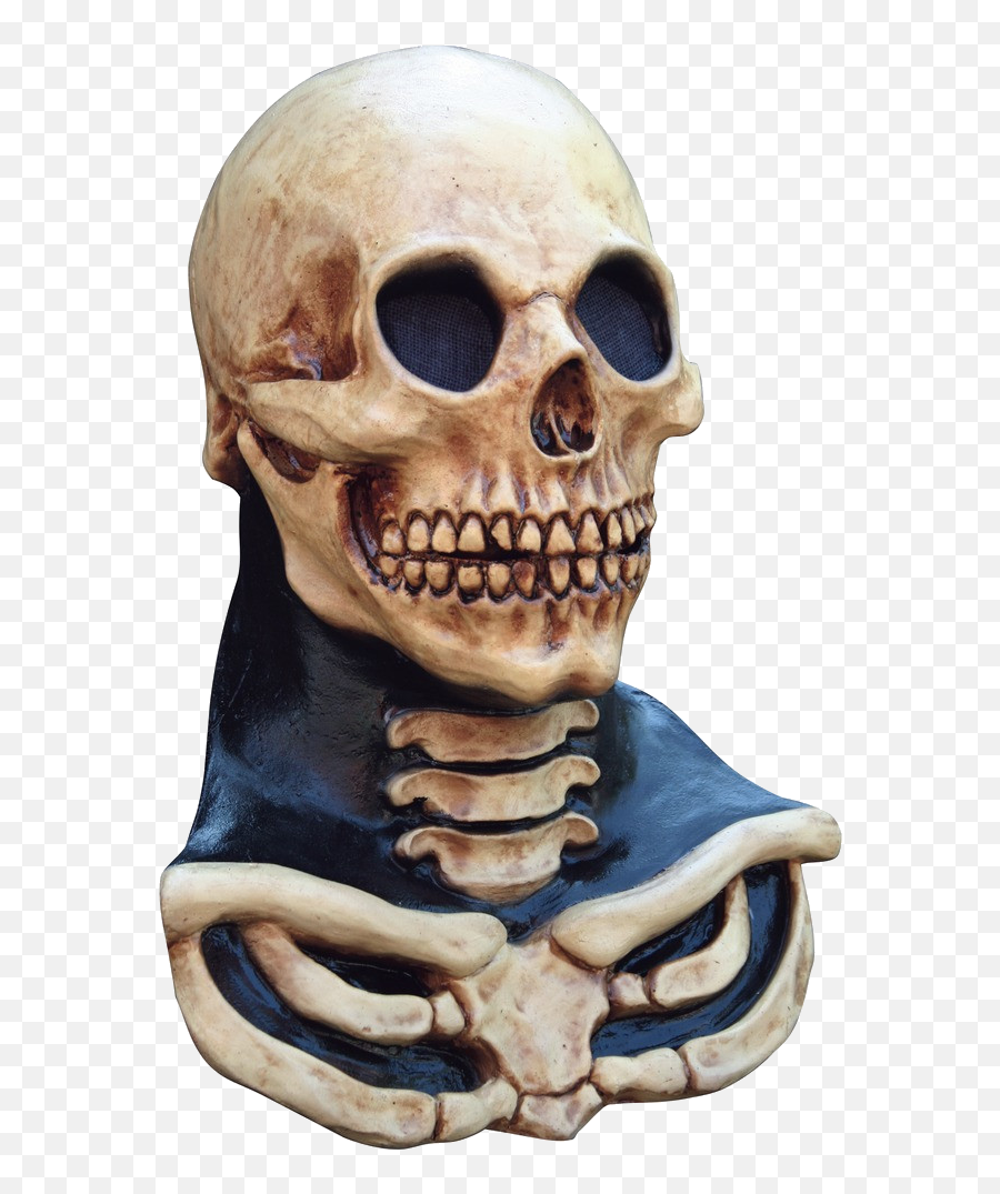 Skull Skeleton Mask - Horror Mask And Chest Emoji,Skull Mask Png