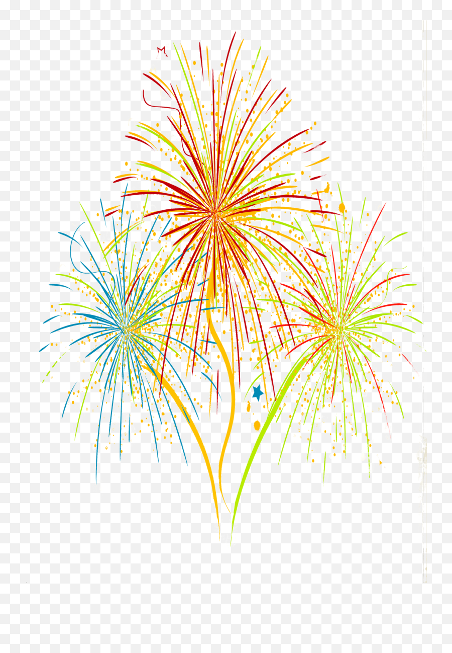 Fireworks Png Clipart Background Free - Vector Fireworks Png Transparent Emoji,Firework Png
