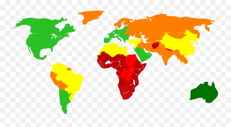 Life Expectancy World Map Svg Vector - Hijab Map Emoji,World Map Clipart