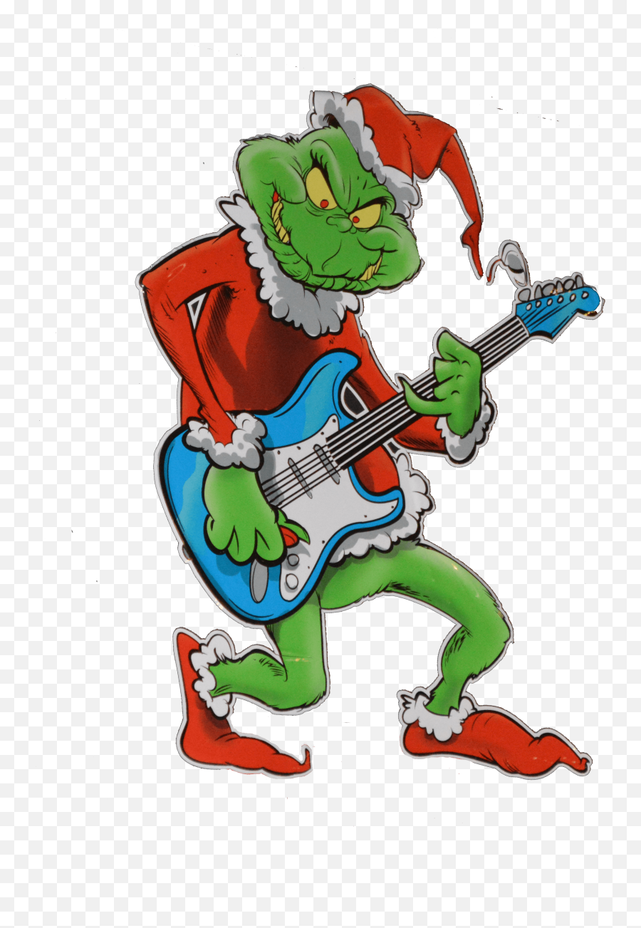 Grinch Guitar Transparent Cartoon - Jingfm Grinch Guitar Emoji,The Grinch Clipart