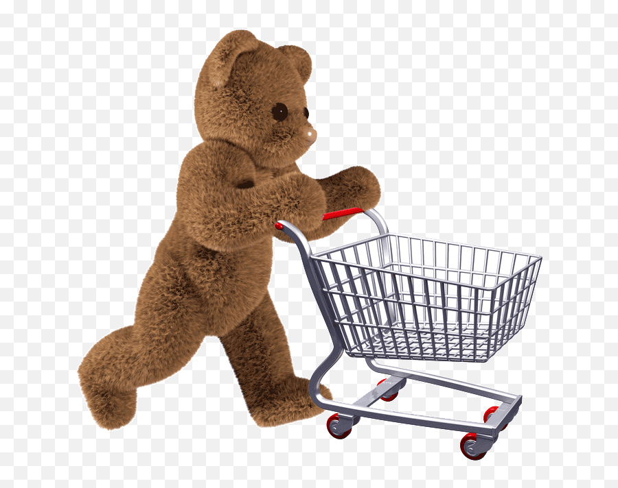 Ie My Shopping Cart Png Stock - Teddy Bear Shopping Clipart Bear Shopping Clipart Emoji,Shopping Cart Clipart