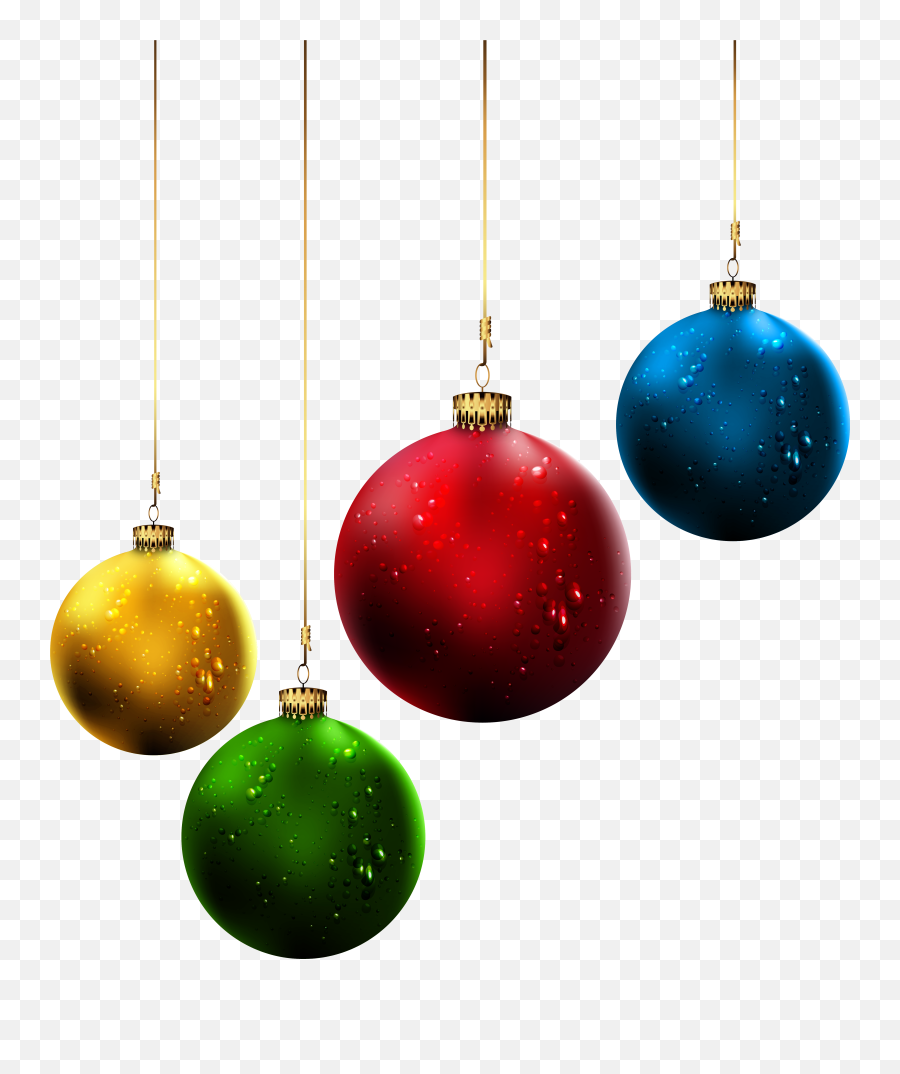 Christmas Ornament Ball Clipart - Clipart Merry Christmas Ball Png Emoji,Christmas Ornament Clipart