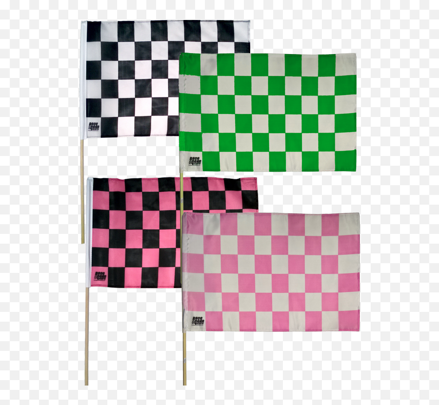 Cloth Checkered Flags - Check Emoji,Checkered Flag Png