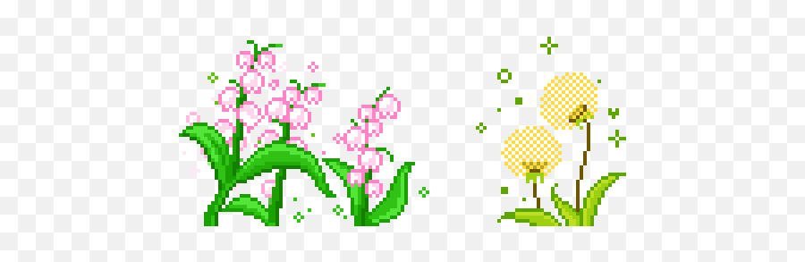 Animated Gif In Cute Gifs That Makes Me - Flowers Pixel Gif Emoji,Pixel Gif Transparent