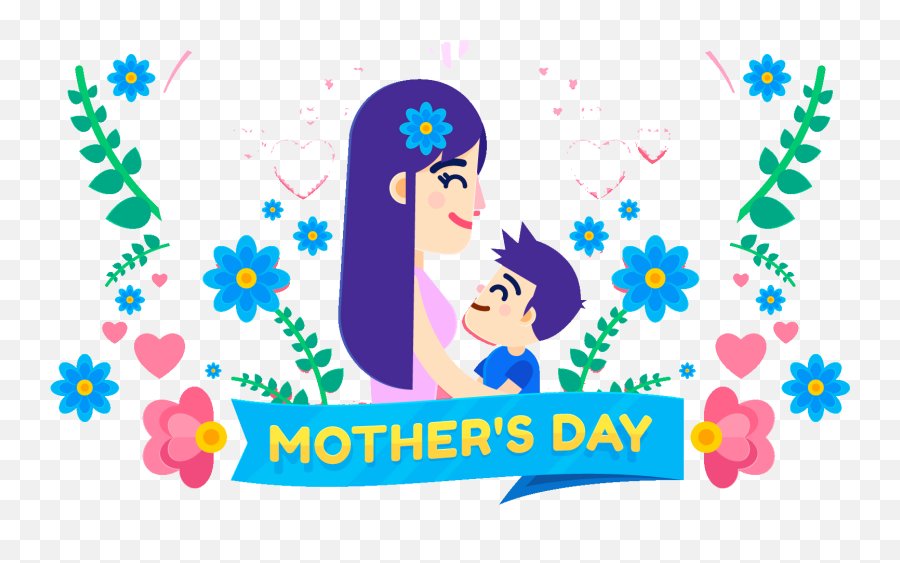 Mothers Day Clipart Png - Mothers Day Celebration Clipart Emoji,Mothers Day Clipart