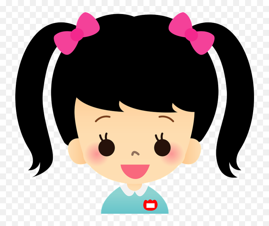 Kindergarten Girl Clipart - Transparent Kindergarten Girl Clipart Emoji,Kindergarten Clipart