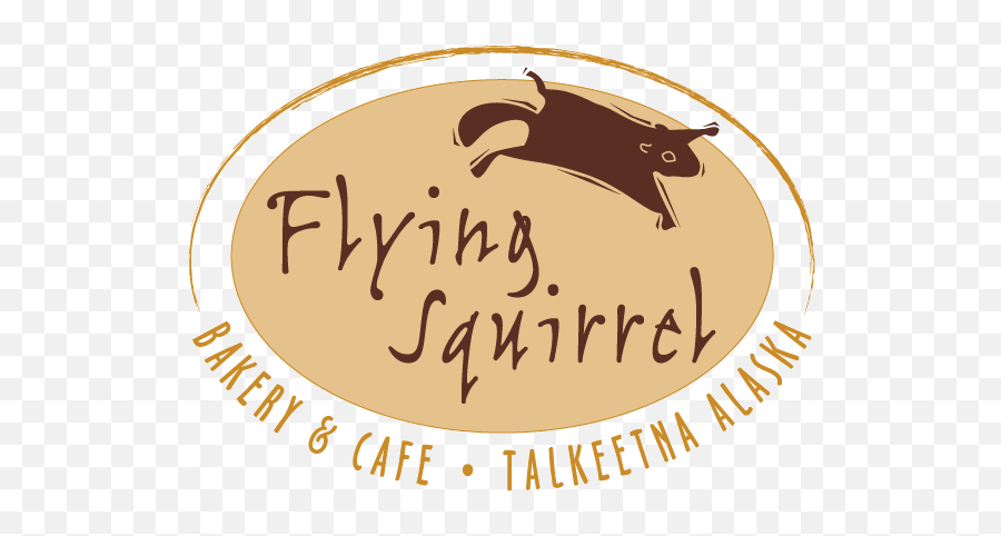 Flying Squirrel Bakery Cafe Talkeetna Emoji,Squirrel Logo