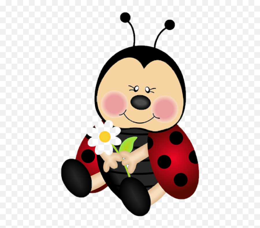 Lady Bug Clipart Png Transparent Png - Ladybug Clipart Emoji,Bug Clipart