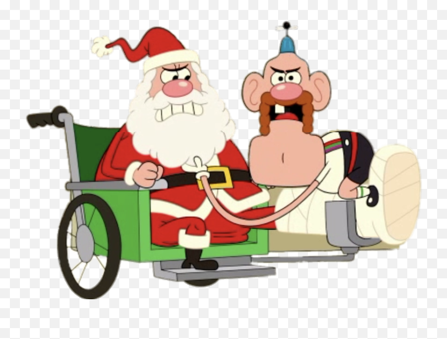 Check Out This Transparent Uncle Grandpa Sitting On Santa Emoji,Cartoon Legs Png