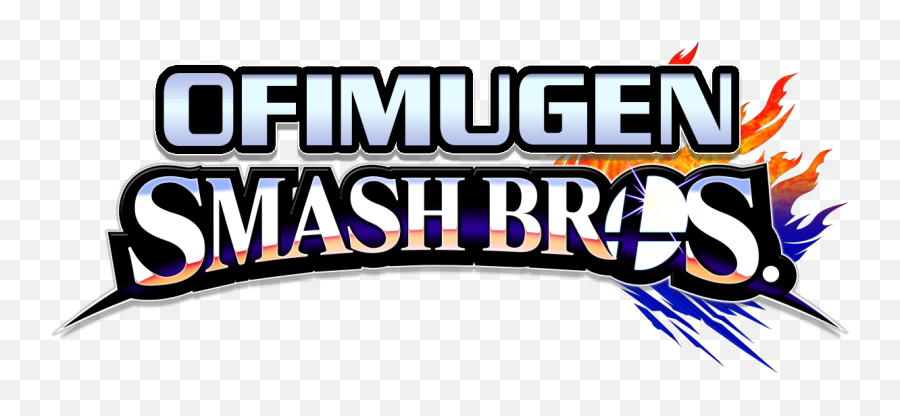 Download Hd Ofimugen Smash Bros Title - Super Smash Bros Emoji,Smash Bros Logo Transparent