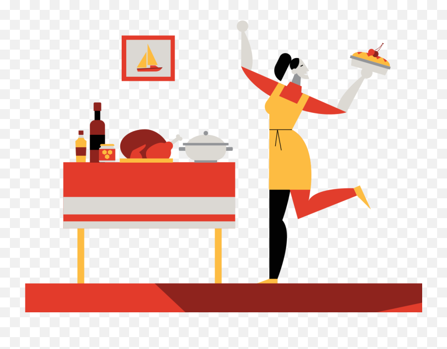 Style Thanksgiving Dinner Vector Images In Png And Svg Emoji,Thanksgiving Dinner Png