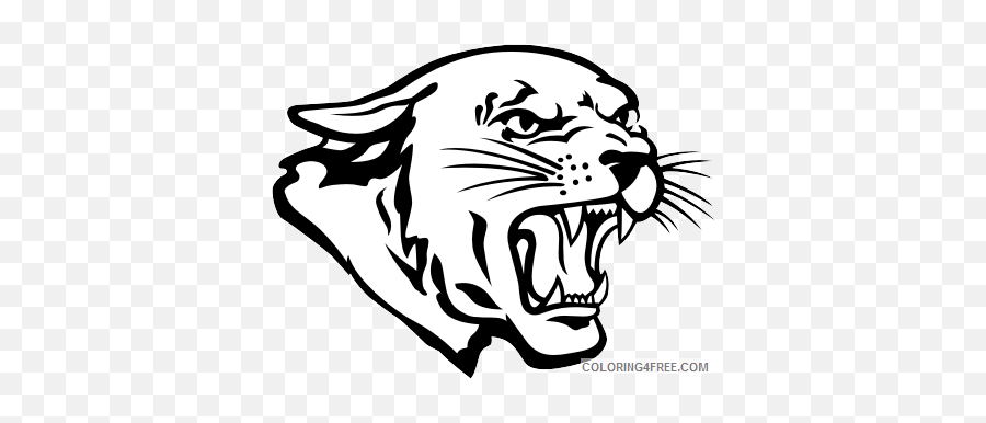 Panther Outline Coloring Pages Panther Item 3 Vector Emoji,Incredibles Logo Vector