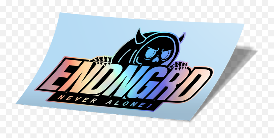 Endngrd Demon Logo Vinyl Cut Sticker - Horizontal Emoji,Demon Logo