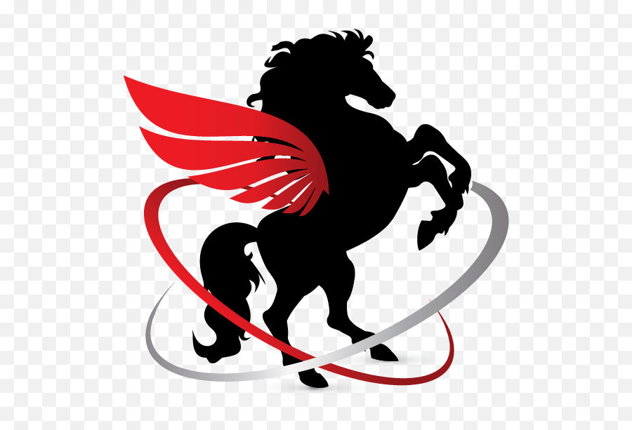 Logo Maker Free Winged Horse Logo Template - Automotive Decal Emoji,Horse Logo