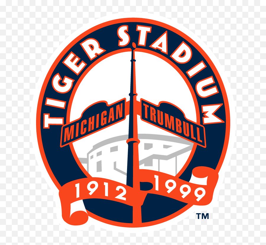 Detroit Tigers Stadium Logo - Tiger Stadium Detroit Logo Emoji,Detroit Tigers Logo