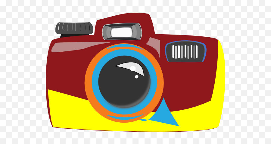 Camera Clip Art At Clkercom - Vector Clip Art Online Colorful Camera Clip Art Emoji,Cameras Clipart
