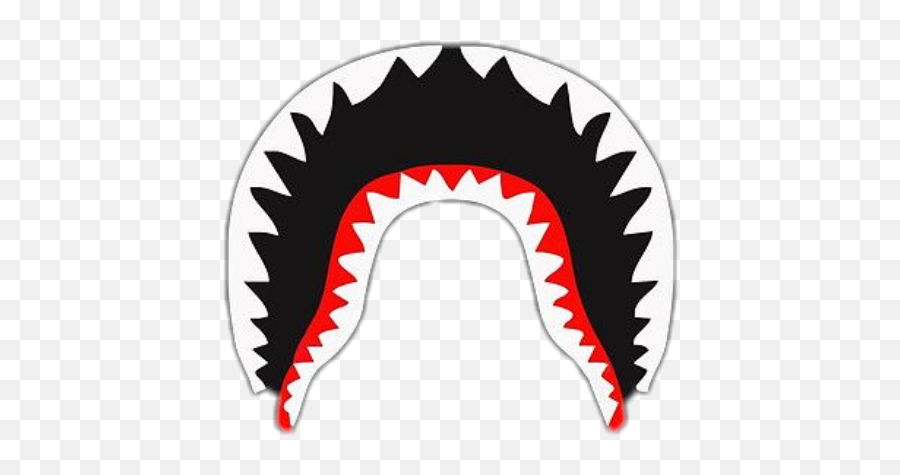 Bape Mouth Png - Bape Shark Logo Transparent Emoji,Bape Shark Logo