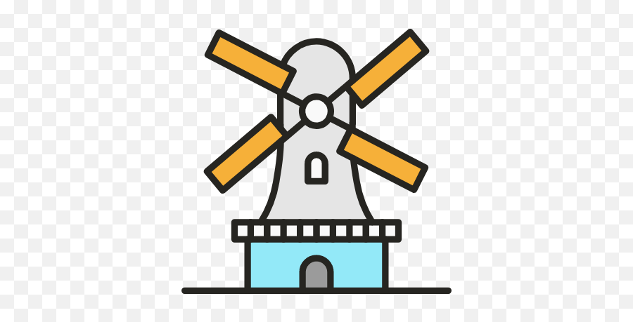Dutch Windmill Graphic - Clip Art Free Graphics U0026 Vectors Clipart Dutch Windmill Emoji,Pyramids Clipart