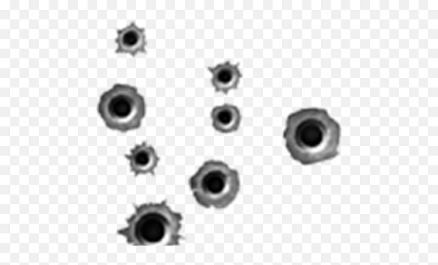 Download Bullet Hole Clipart Metal - Transparent Background Bullet Holes Png Emoji,Bullet Hole Clipart
