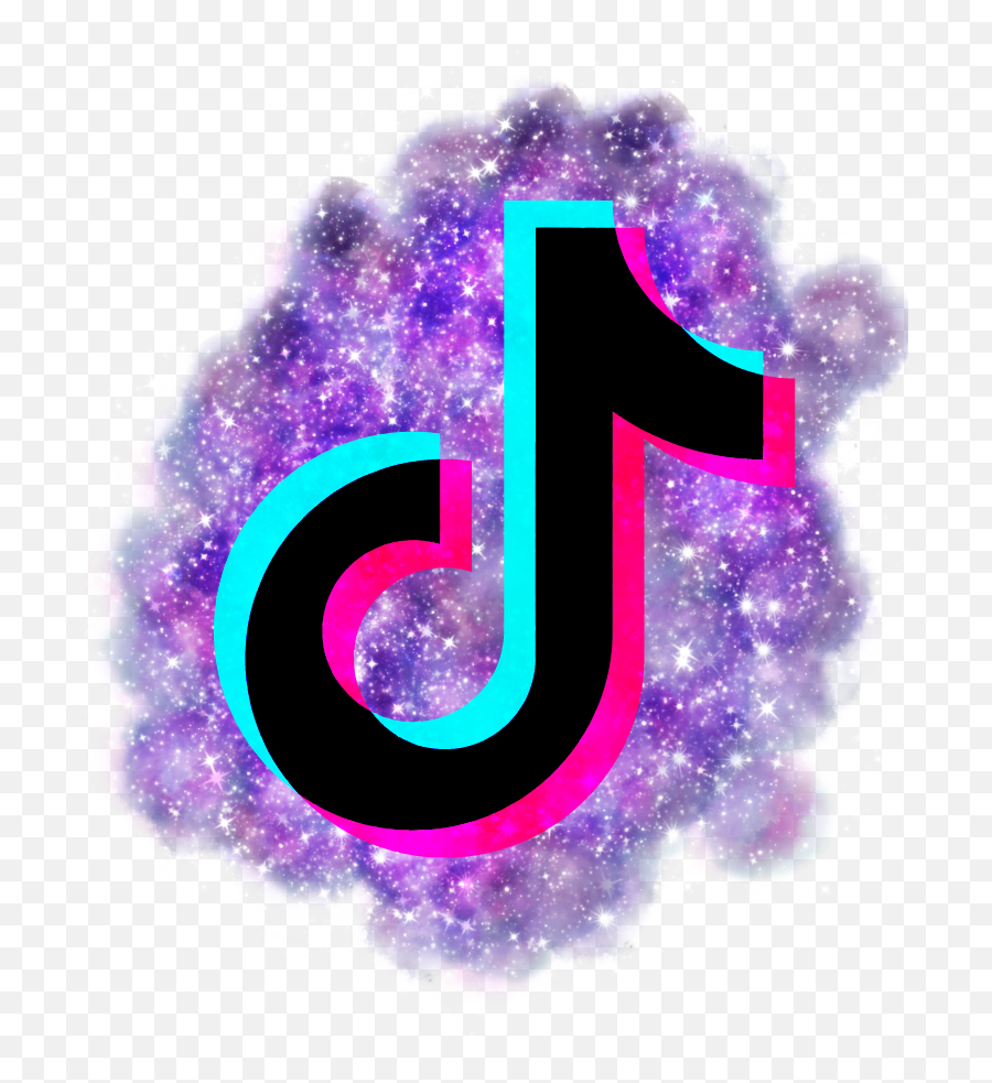 Tiktok Logo Socialmedia Sticker - Purple Tiktok Logo Pink Emoji,Tiktok Logo