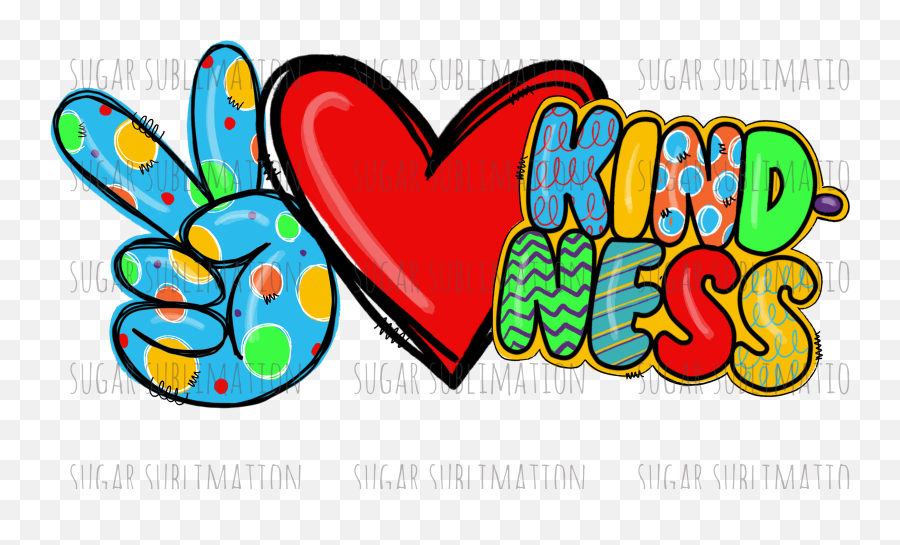 Peace Love Kindness - Peace Love And Kindness Cliprat Emoji,Kindness Clipart