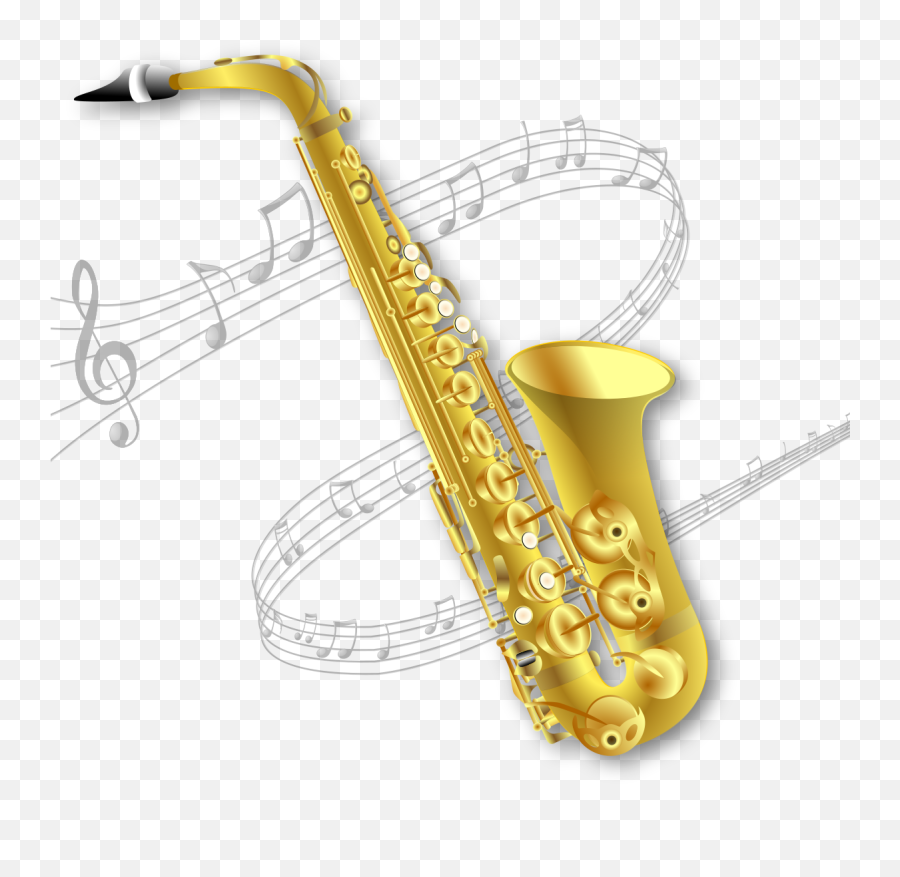 Filesaxophone - Withmusicsvg Wikimedia Commons Emoji,Gold Music Notes Png