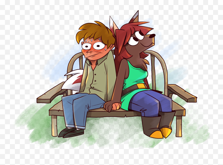 2020 The Guide Is A Furry And He Is In Love Terraria Emoji,Cartoon Legs Png
