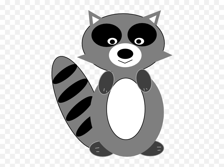 Raccoon Clip Art At Clkercom - Vector Clip Art Online Emoji,Raccoon Transparent