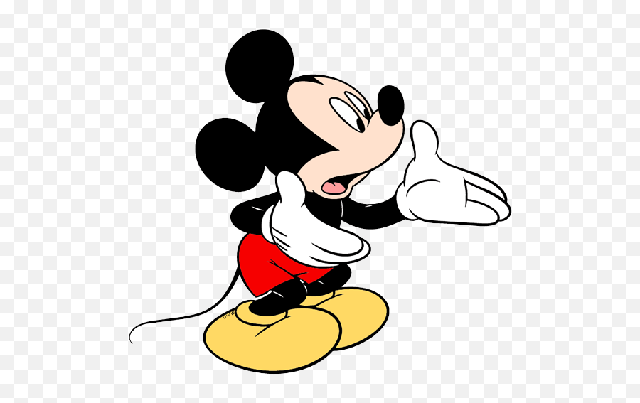 Mickey Shrugging Confused Mickey Mouse Cartoon Mickey - Mickey Mouse Shrug Emoji,Confused Clipart