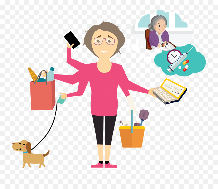 Caregiver U0026 Family Emoji,Burnout Clipart