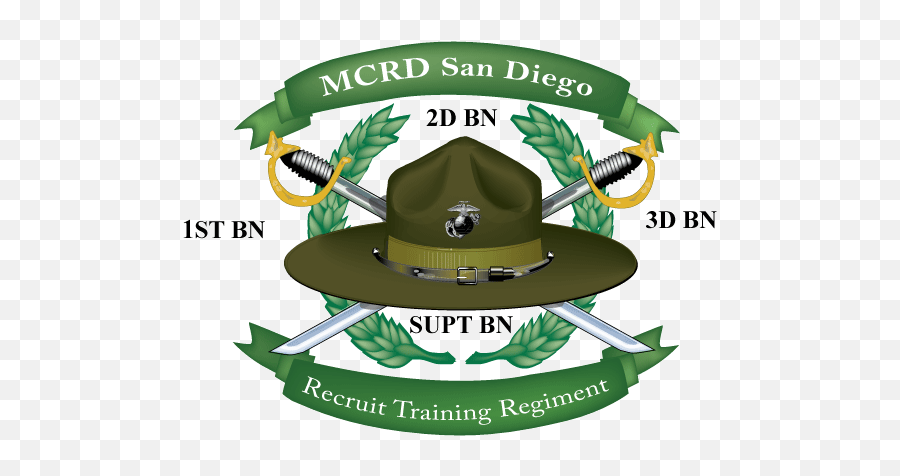 Marine Corps Recruit Depot San Diego - Mcrd San Diego Drill Instructor Logo Emoji,Marine Corp Logo