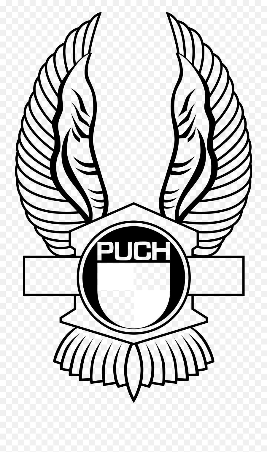 Puch Wings Logo Png Transparent Svg - Puch Emoji,Car Logo With Wings