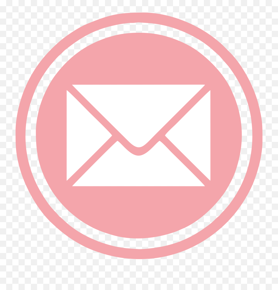 Download Email Rosa Png - Email Address Email Icon For Signature Emoji,Messages Logo